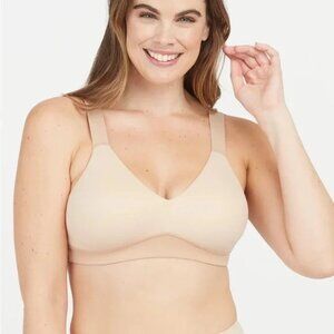 New Spanx SPANX smooth Bra-llelujah! Unlined Bralette in Nude Size Small